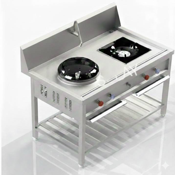 Two Burner Combi Range