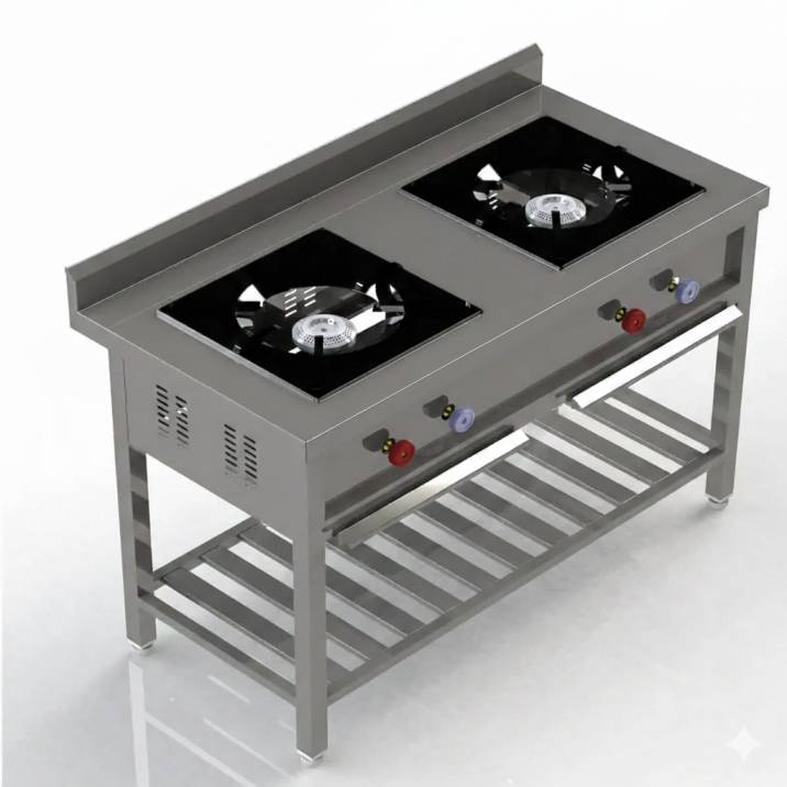 Two Burner Indian Cooking Range
