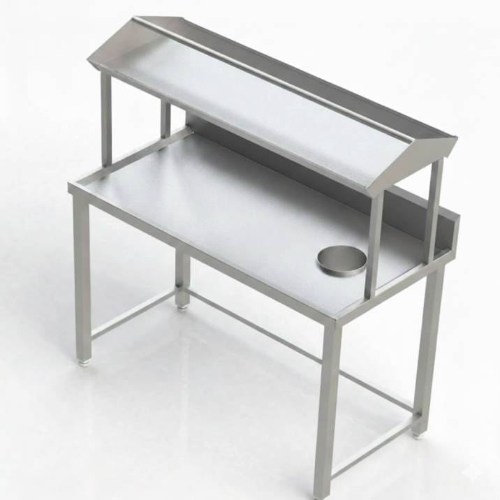 Dishlanding Table with Garbage Chute